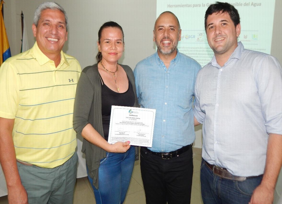 Henry Rubiano, Irlesa Sánchez,  Diego Arévalo,  Alex Fernando Paulussen